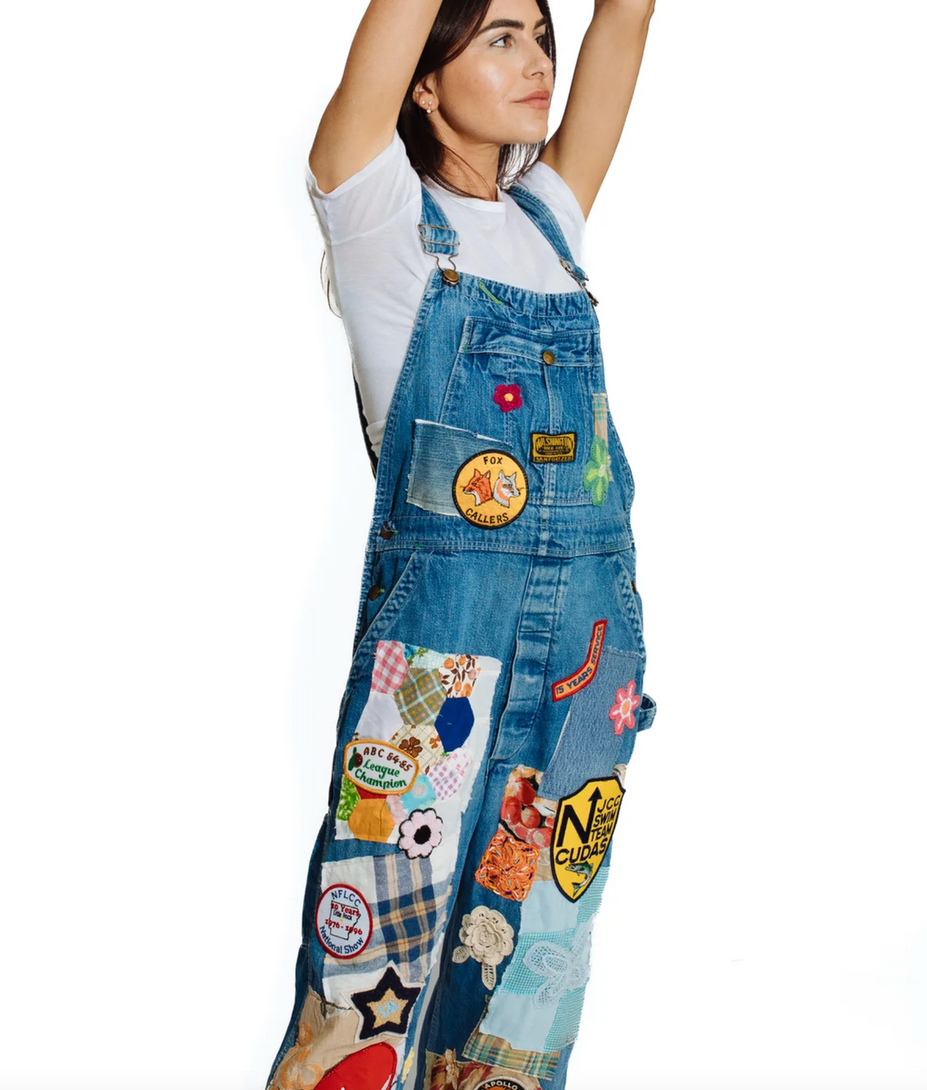 RILEY VINTAGE ECLECTIC OVERALLS custom ships in 2 weeks – SINGER22