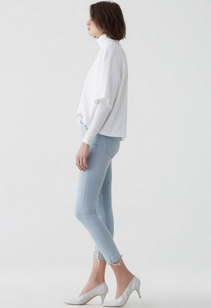 Agolde sophie high on sale rise skinny crop