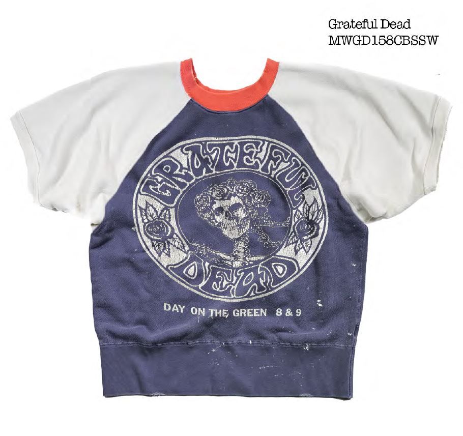 MADEWORN GRATEFUL DEAD CREW FLEECE NAVY/WHITE/RED