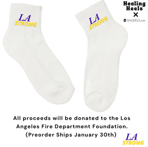 Healing Heals x SINGER22 Unisex LA Strong Socks preorder ships around January 30