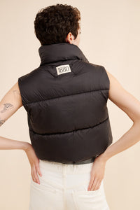 RILEY VINTAGE All Patched Up Puffer Vest ships in 2 weeks