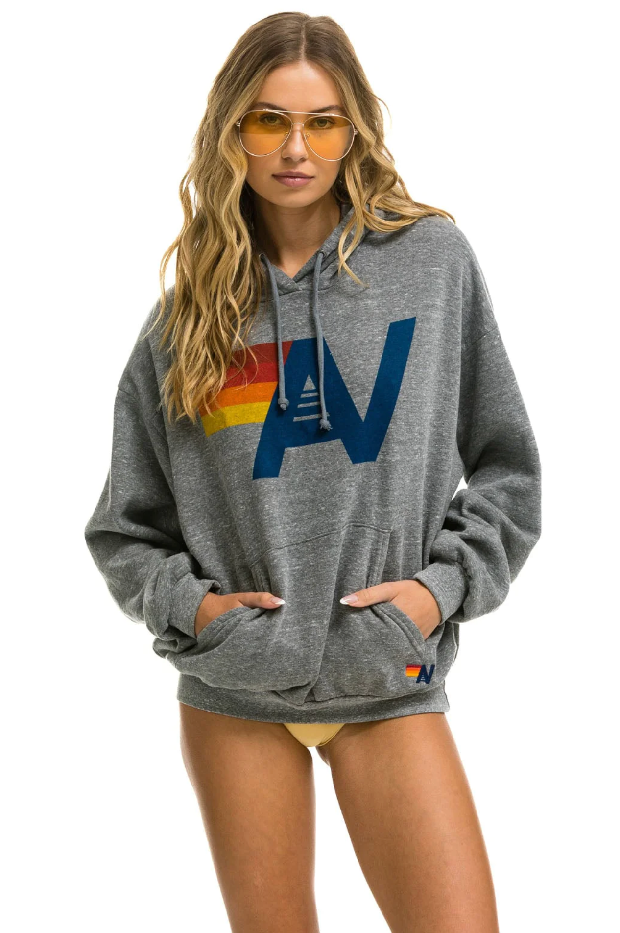 Aviator nation grey discount hoodie