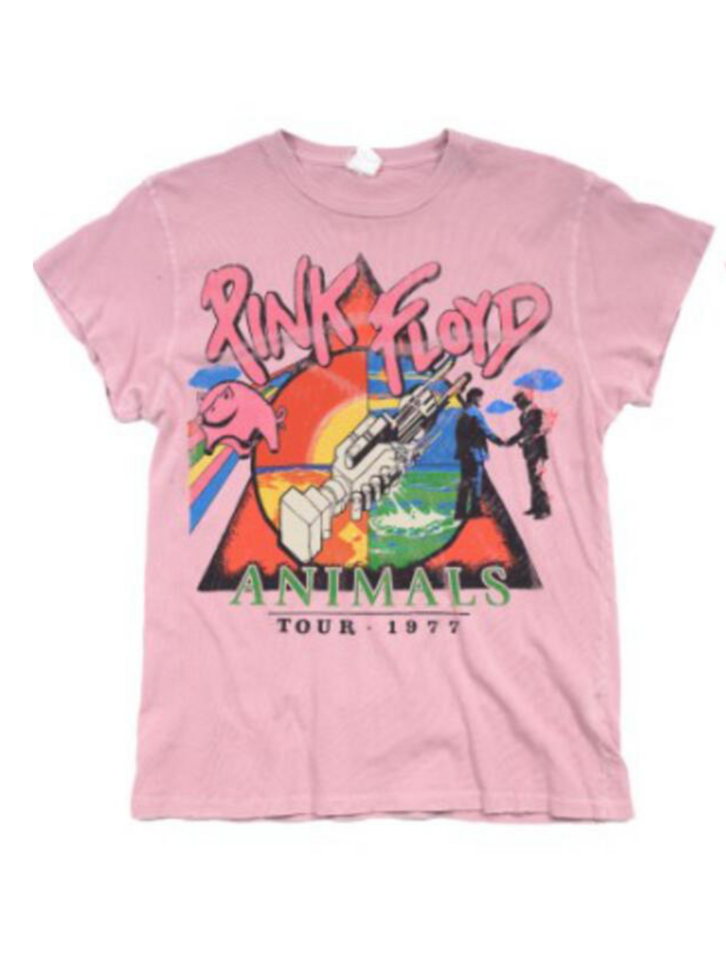 MADEWORN Pink Floyd Petal Crew Tee