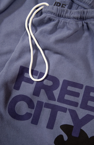 FREE CITY UNISEX LARGE SWEATPANT - PURPLESHROOMS