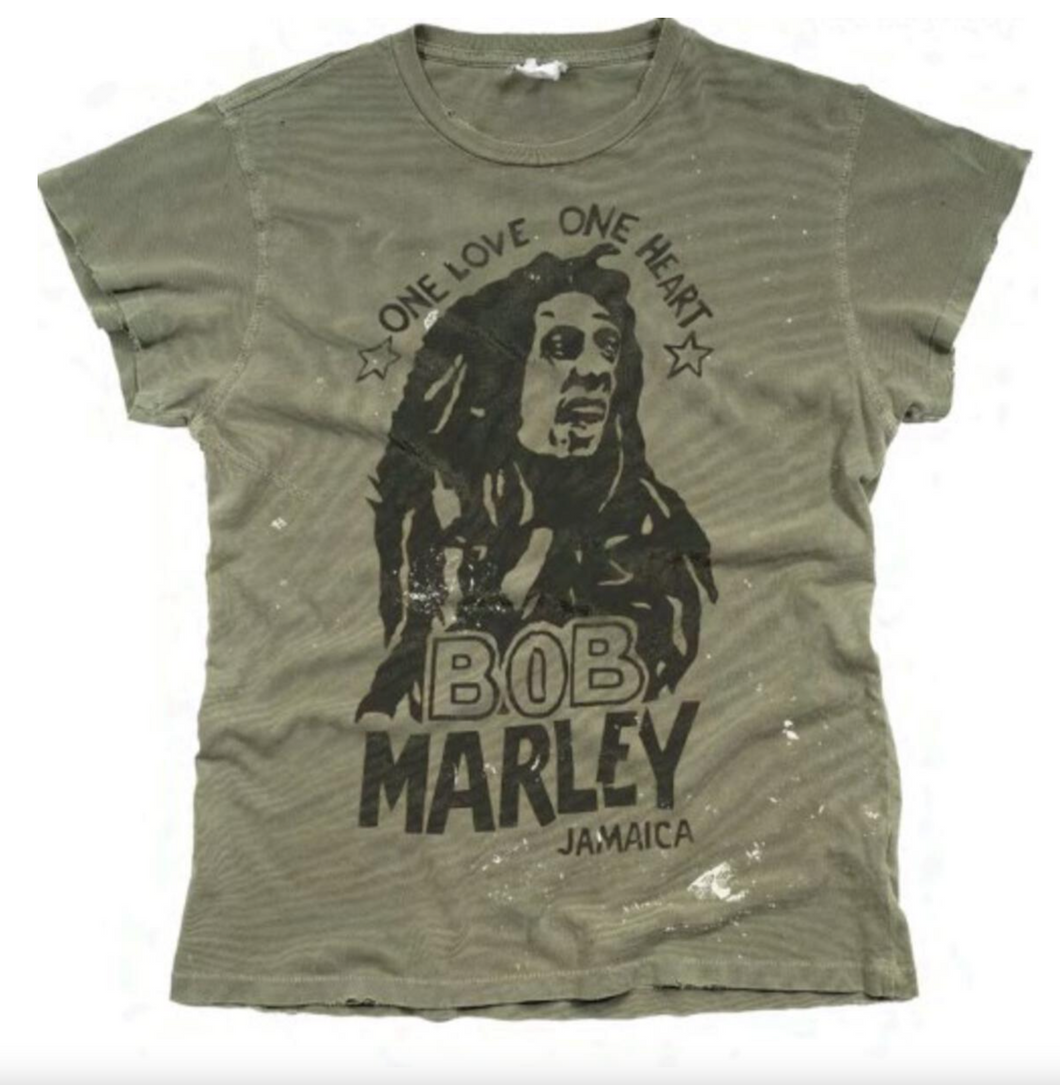 MADEWORN Bob Marley ONE LOVE ONE HEART TEE