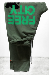 FREE CITY LARGE 3/4 sweats - PUTTY