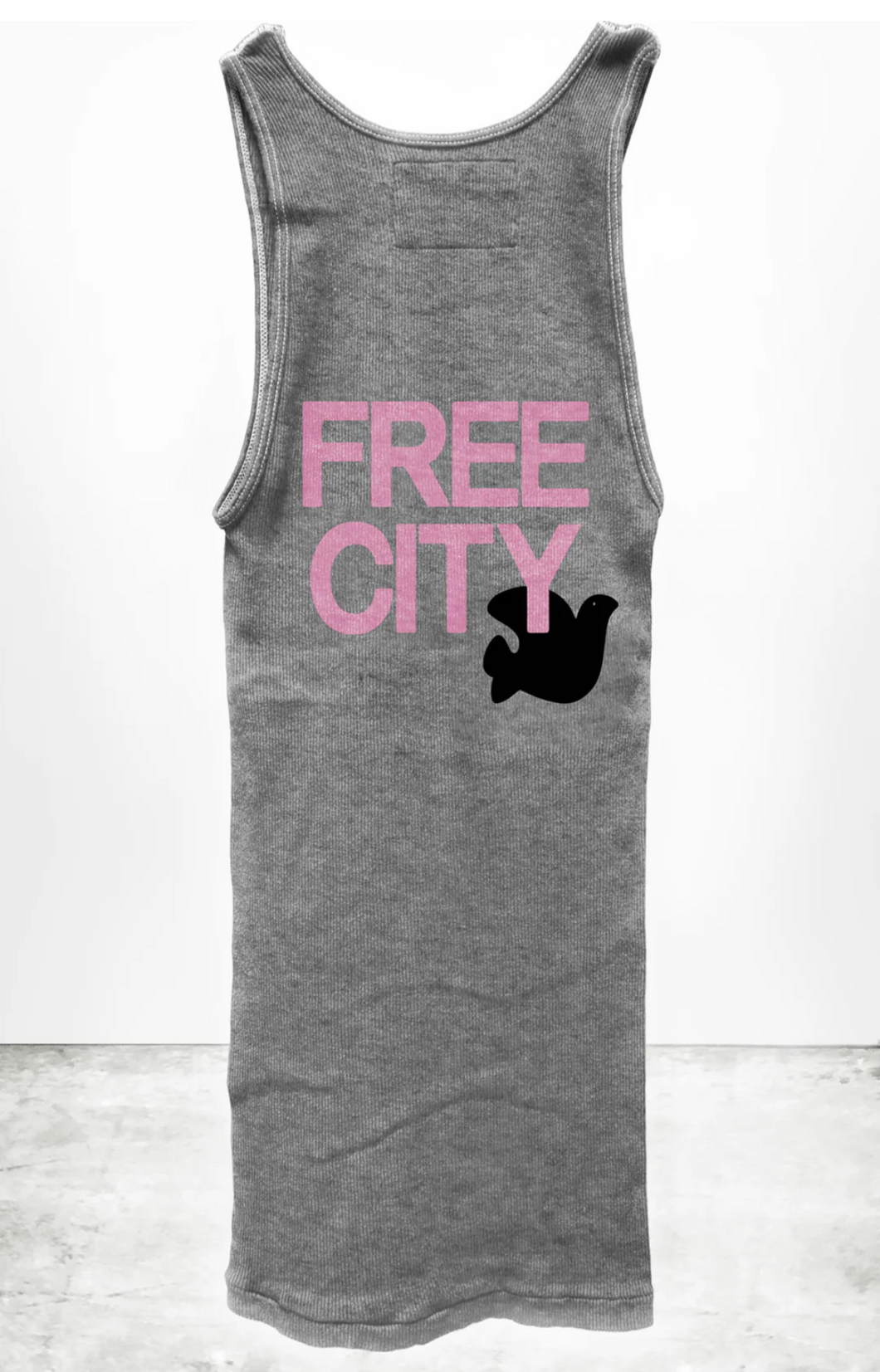 FREE CITY RTU/1999 SUPERVINTAGE TANK -  HEATHER PINK