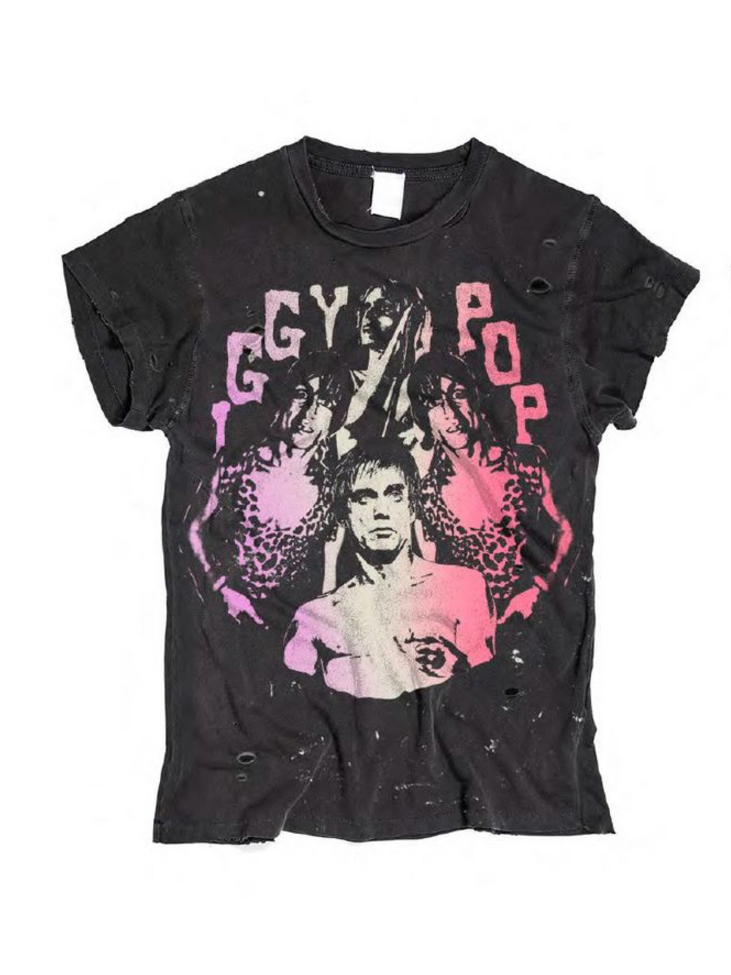 MADEWORN IGGY POP UNISEX CREW TEE