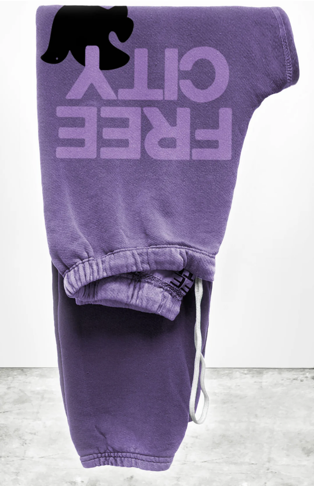 FREE CITY UNISEX LARGE SWEATPANT - LAVENDER PETAL