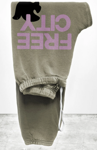 FREE CITY UNISEX LARGE SWEATPANT - NUDE