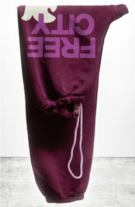 FREE CITY SUPERFLUFF LUX OG sweatpant - DEEPLOVE CREAM