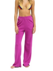 AVIATOR NATION WIDE LEG POCKET SWEATPANTS -MAGENTA