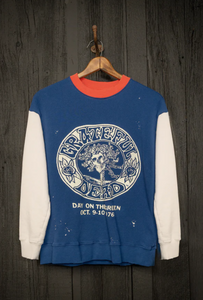 MADEWORN GRATEFUL DEAD CREW FLEECE NAVY/WHITE/RED