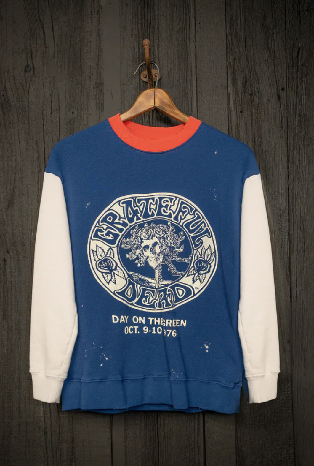 MADEWORN GRATEFUL DEAD CREW FLEECE NAVY/WHITE/RED