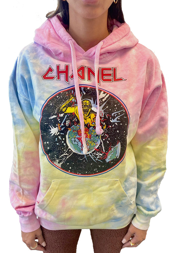 Chanel tie dye discount hoodie