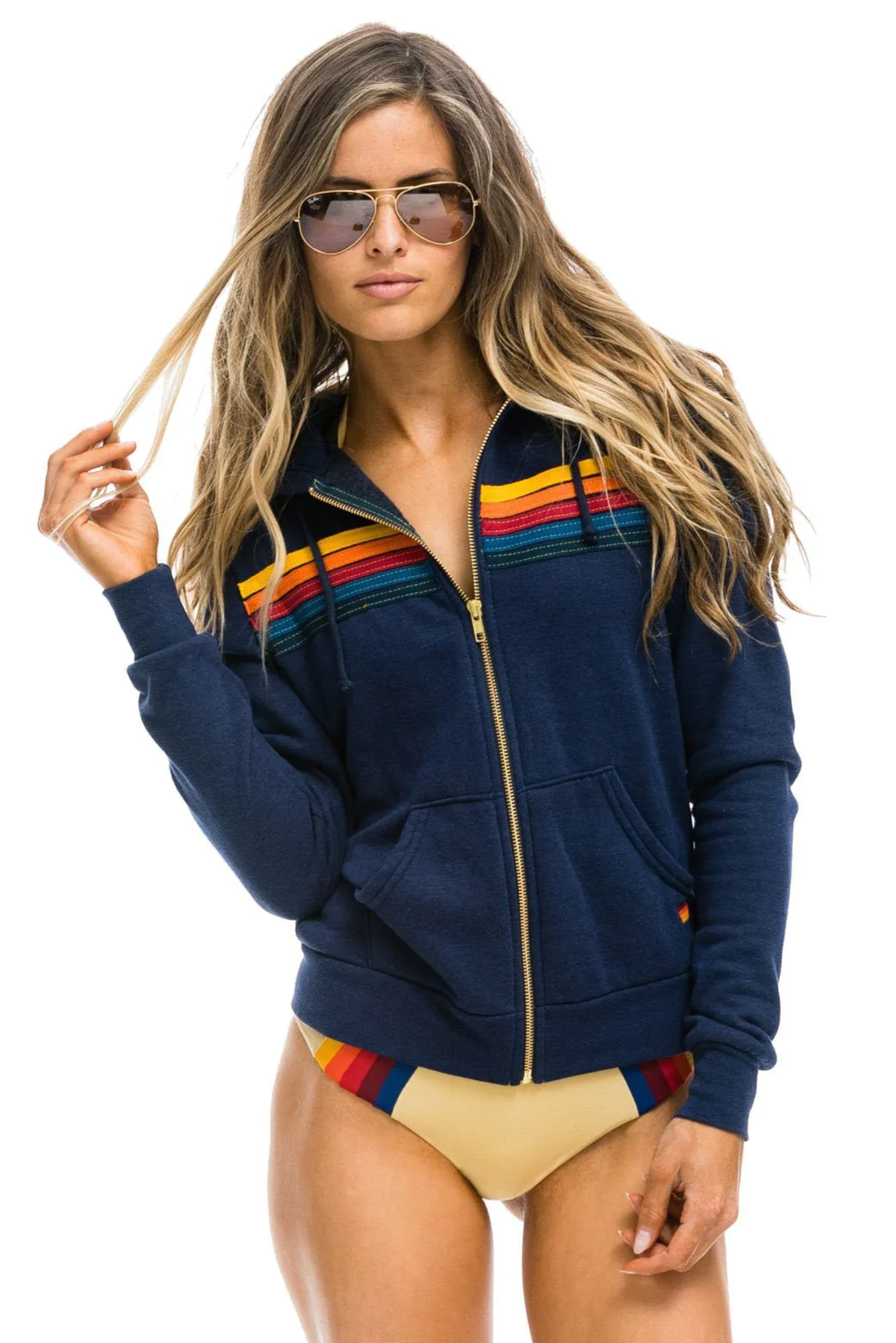 Aviator nation blue online hoodie