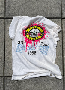 MADEWORN GUNS N' ROSES '92 US TOUR DESTROYED UNISEX TEE