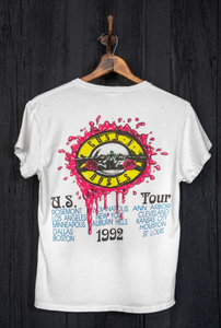 MADEWORN GUNS N' ROSES '92 US TOUR DESTROYED UNISEX TEE